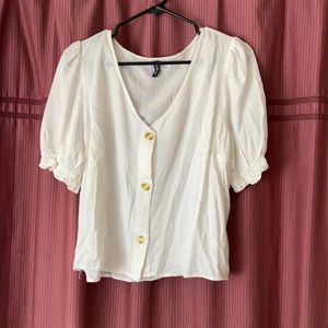 Creamy Lightweight Blouse